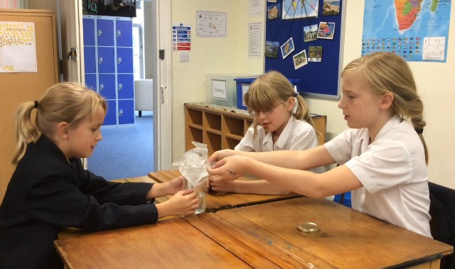Year 5 pupils investigate water